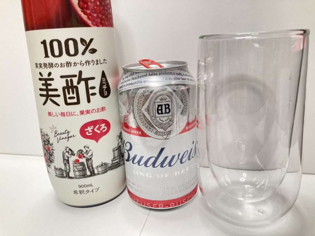 美酢のビール割材料